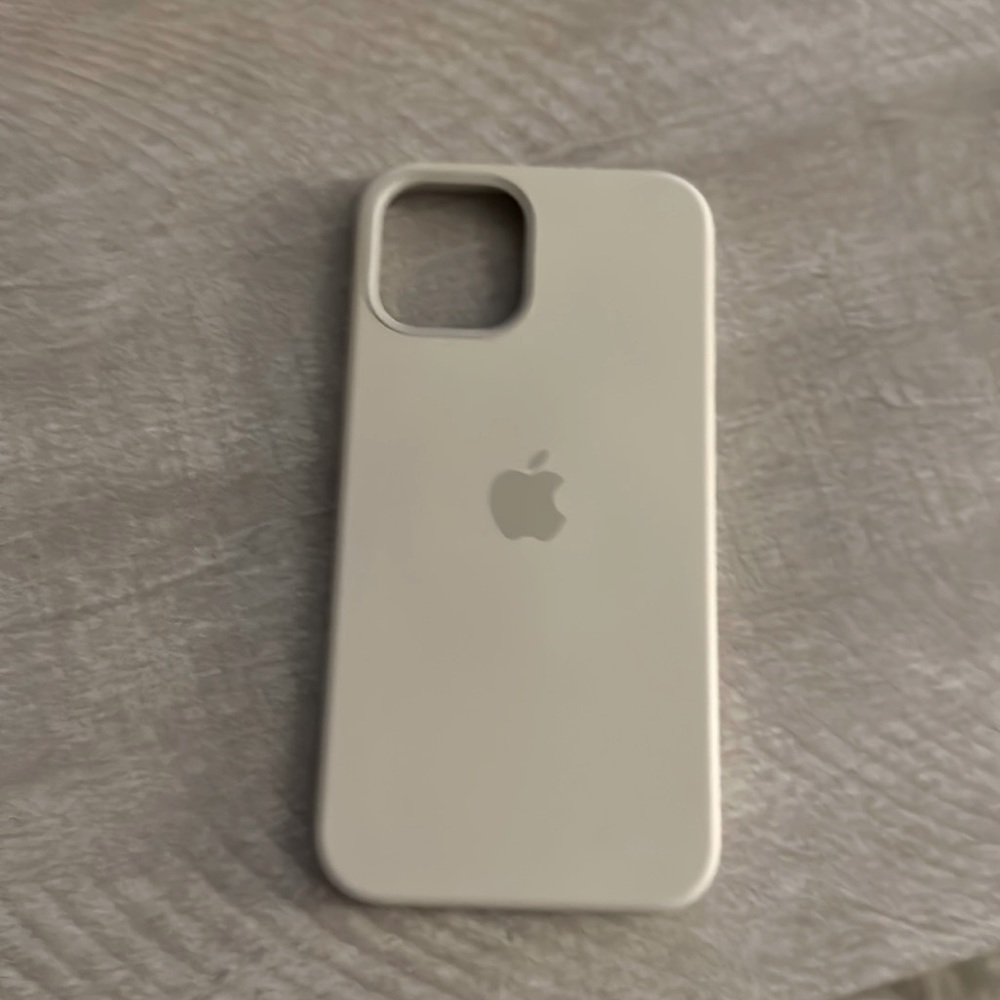 Apple Iphone 12 Pro Silicone case. White. Used good condition.